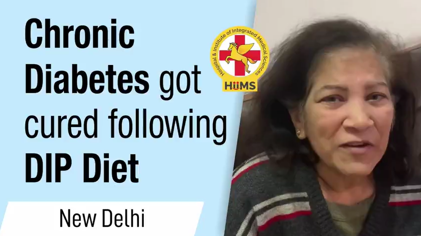 Chronic diabetes got cured following DIP Diet
