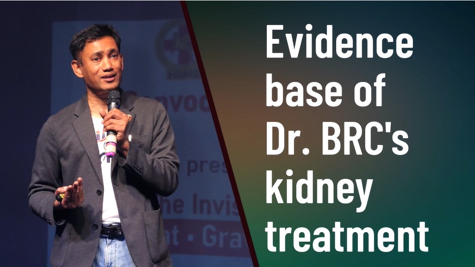 Evidence base of Dr. BRC's Kidney treatment