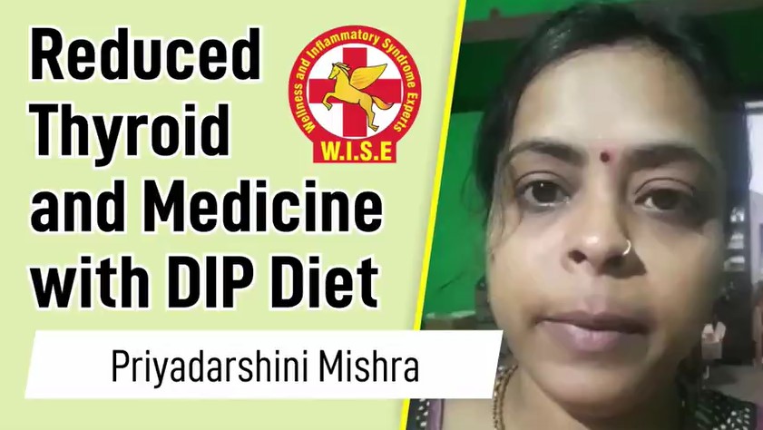 Reduced Thyroid and Medicine with DIP Diet