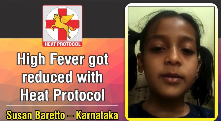 High Fever got reduced with Heat Protocol