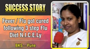 Fever/Flu got cured following 3 step Flu Diet N.I.C.E.Ly