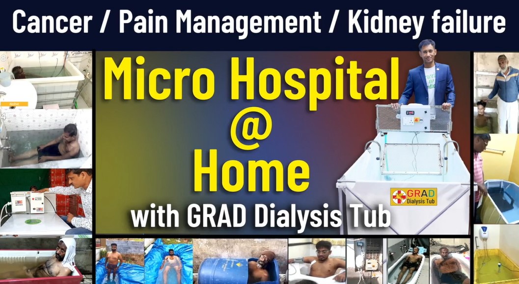 Micro Hospital @ Home with GRAD Dialysis Tub
