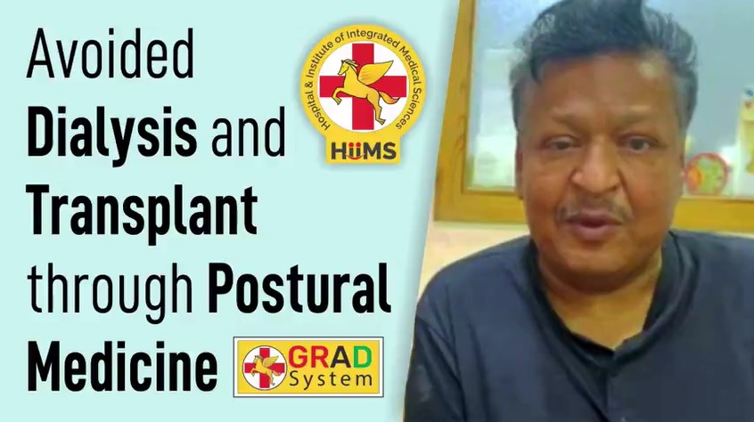 Avoided Dialysis and Transplant through Postural Medicine