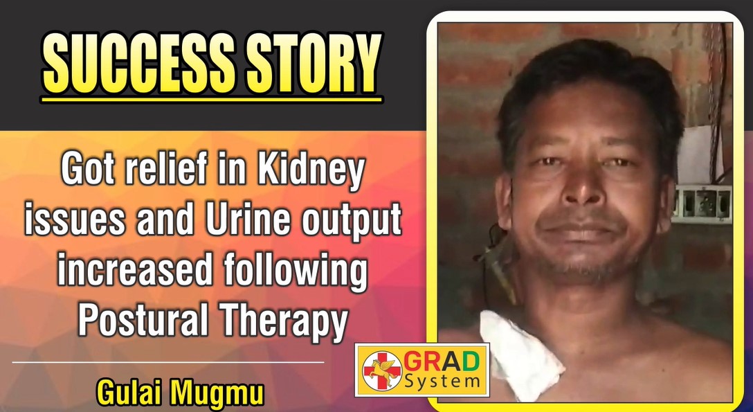 Got relief in Kidney issues and Urine Output increased following Postural Therapy