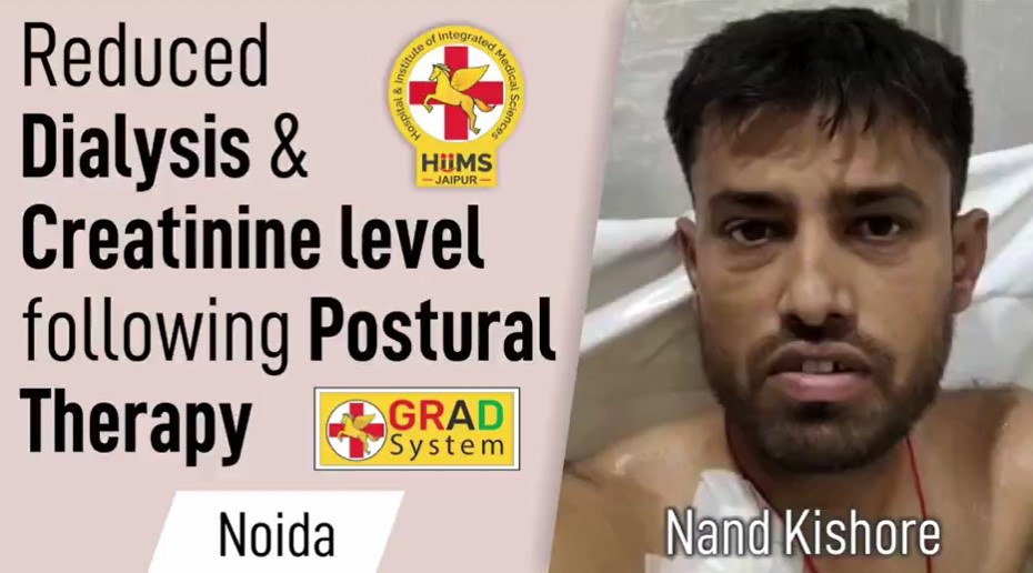 Reduced Dialysis & Creatinine Level following Postural Therapy