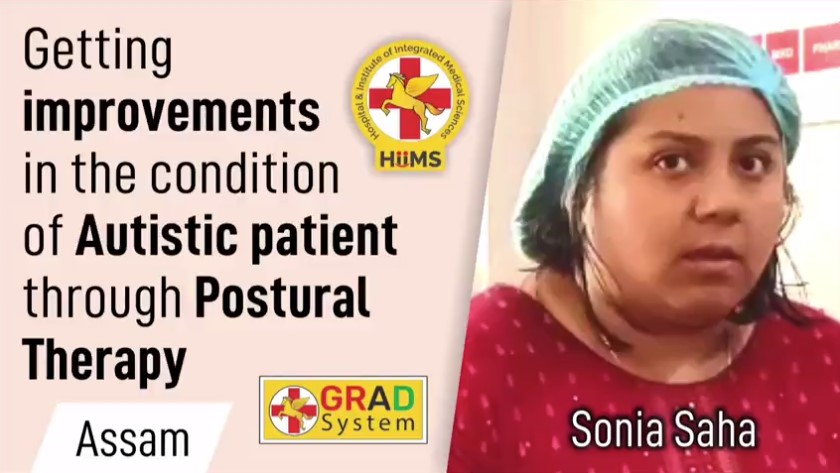 Getting improvements in the condition of Autistic patient through Postural Therapy
