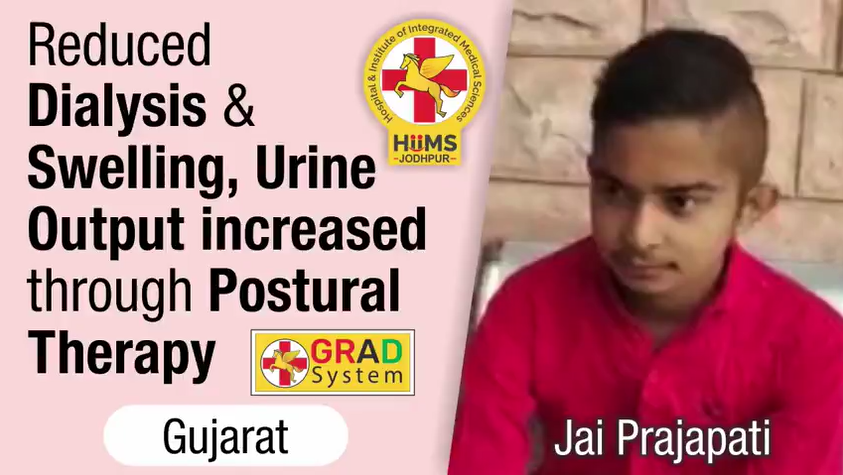 Reduced Dialysis Swelling, Urine Output increased through Postural Therapy