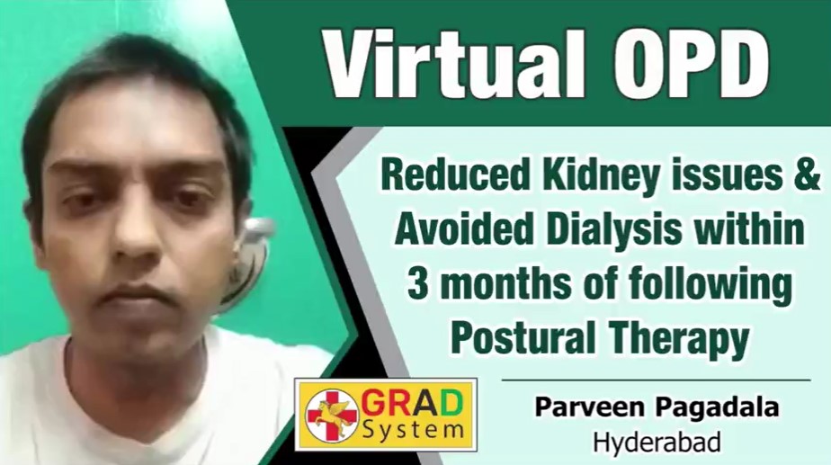 Reduced Kidney issues & Avoided Dialysis within 3 months of following Postural Therapy
