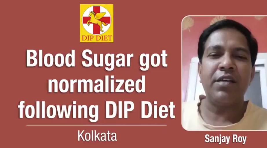 Blood Sugar got normalized following DIP Diet