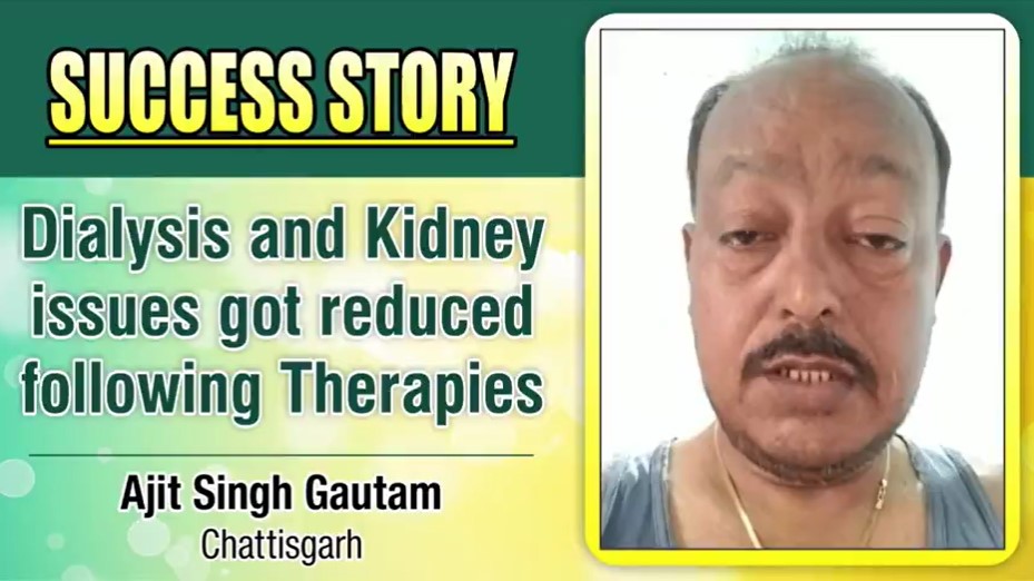 Dialysis and Kidney issues got reduced following Therapies