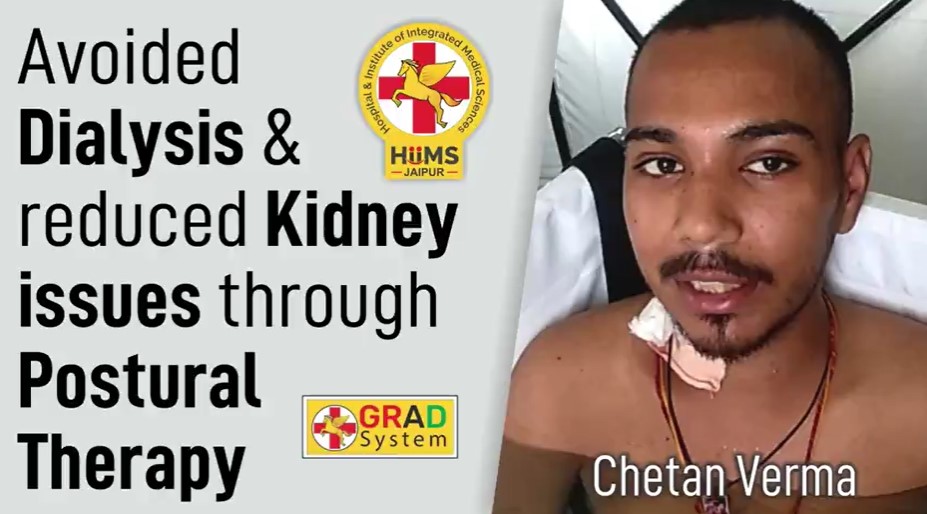 Avoided Dialysis & Reduced Kidney issues through Postural Therapy