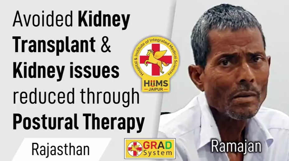 Avoided Kidney Transplant & Kidney issues reduced through Postural Therapy