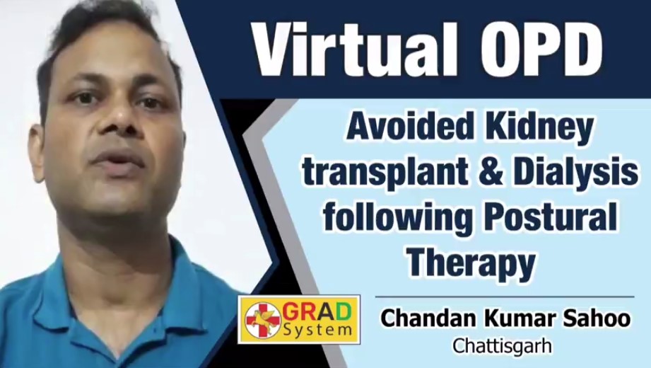 Avoided Kidney transplant & Dialysis following Postural Therapy