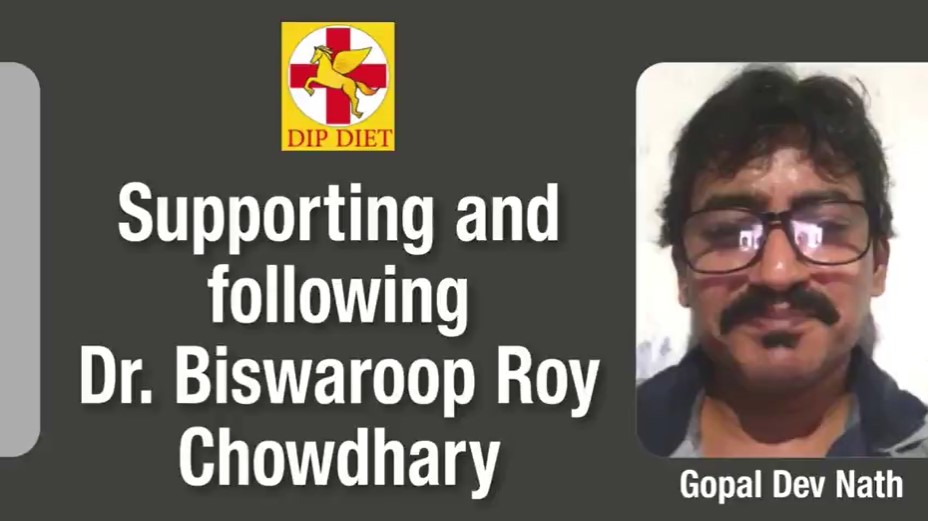 Supporting and Following Dr. Biswaroop Roy Chowdhury