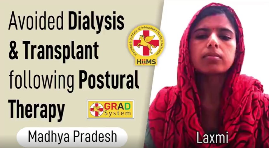 Avoided Dialysis & Transplant following Postural Therapy