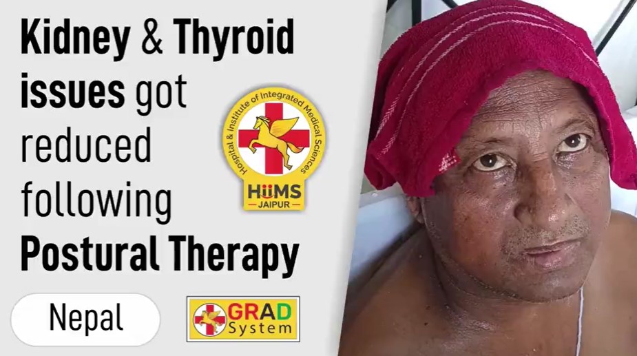 Kidney & Thyroid issues got reduced following Postural Therapy