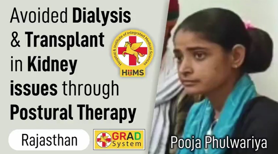 Avoided Dialysis & Transplant in Kidney issues through Postural Therapy