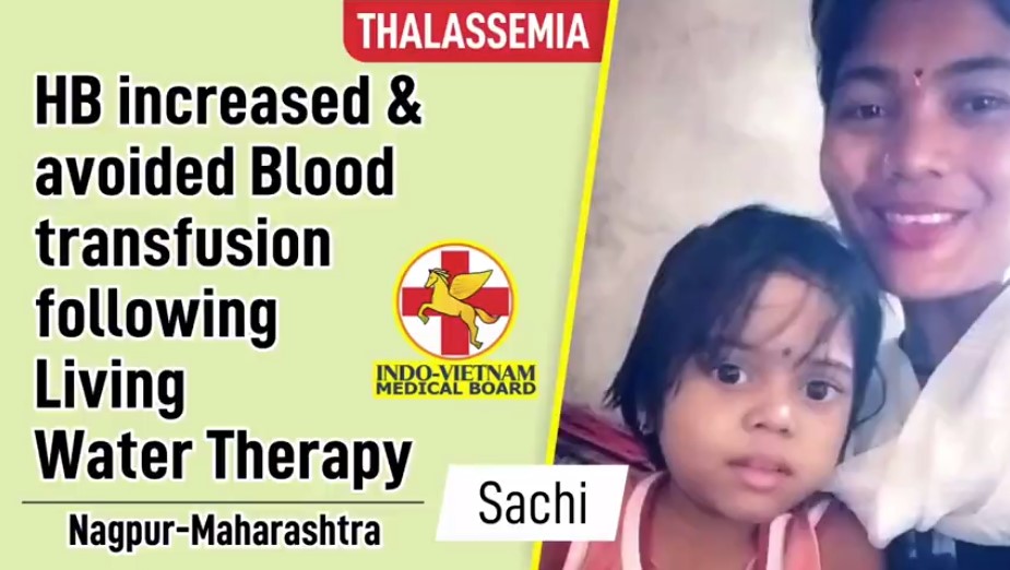 HB INCREASED & AVOIDED BLOOD TRANSFUSION FOLLOWING LIVING WATER THERAPY