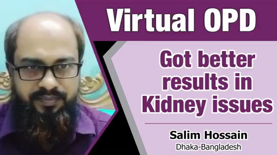 Got better results in Kidney issues