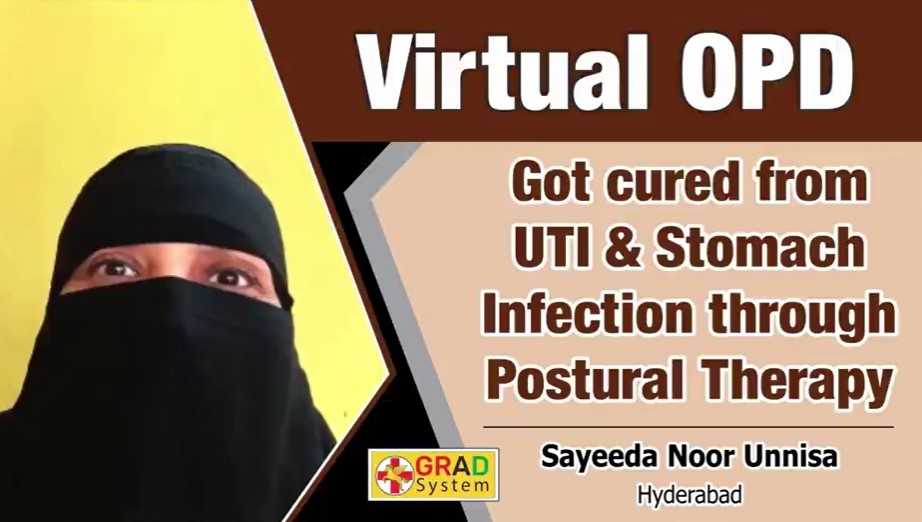 GOT CURED FROM UTI & STOMACH INFECTION THROUGH POSTURAL THERAPY