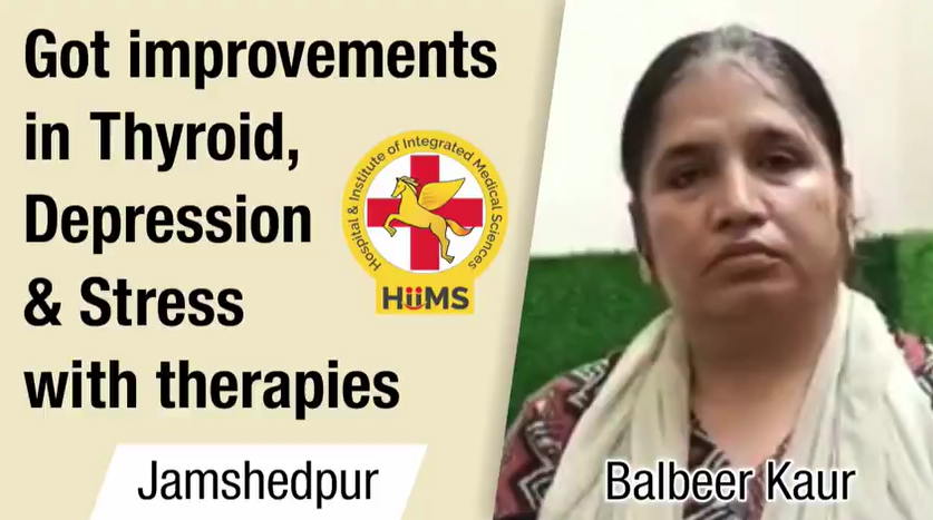 GOT IMPROVEMENTS IN THYROID DEPRESSION & STRESS WITH THERAPIES