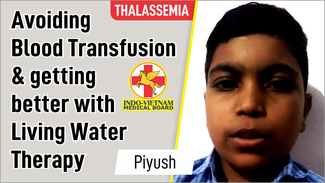 AVOIDING BLOOD TRANSFUSION & GETTING BETTER WITH LIVING WATER THERAPY