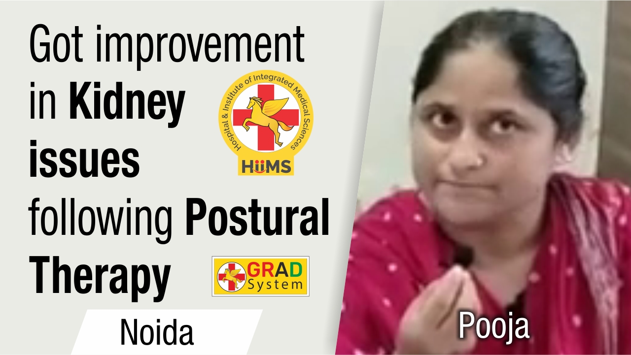 Got improvement in Kidney issues following Postural Therapy
