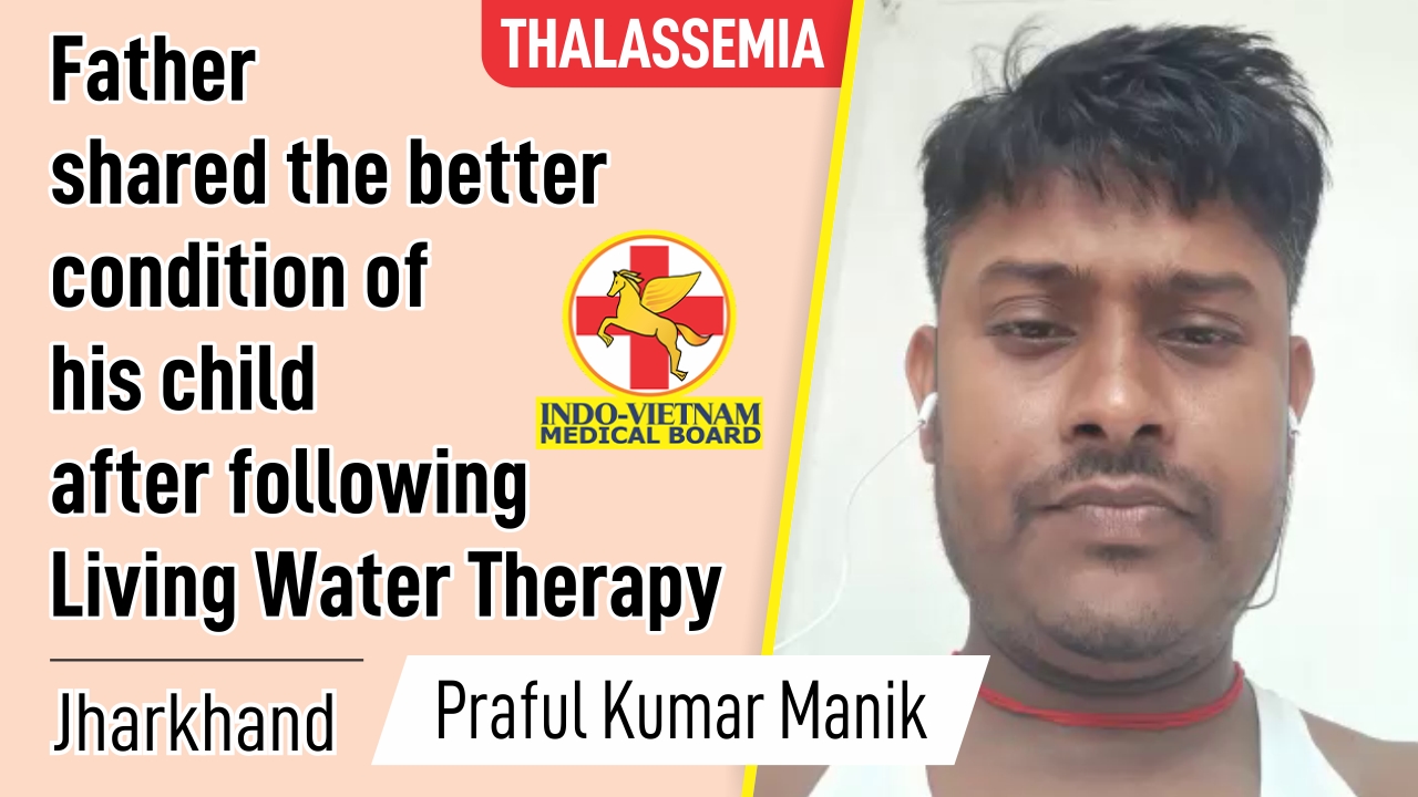 FATHER SHARED THE BETTER CONDITION OF HIS CHILD AFTER FOLLOWING LIVING WATER THERAPY