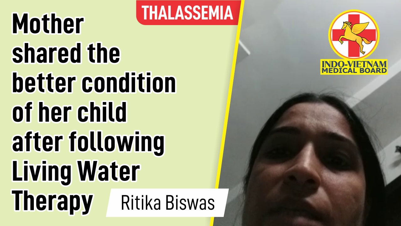 MOTHER SHARED THE BETTER CONDITION OF HER CHILD AFTER FOLLOWING LIVING WATER THERAPY