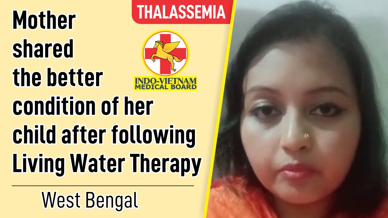 MOTHER SHARED THE BETTER CONDITION OF HER CHILD AFTER FOLLOWING LIVING WATER THERAPY