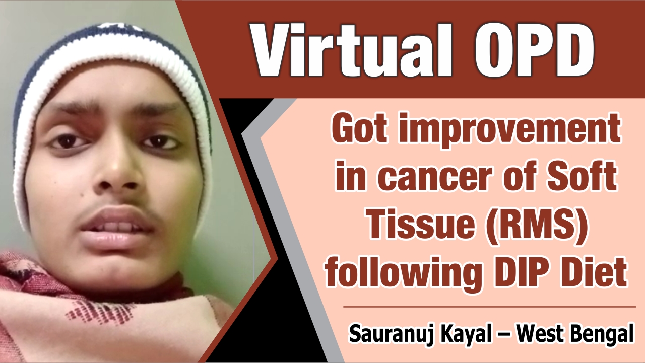 GOT IMPROVEMENT IN CANCER OF SOFT TISSUE (RMS) FOLLOWING DIP DIET