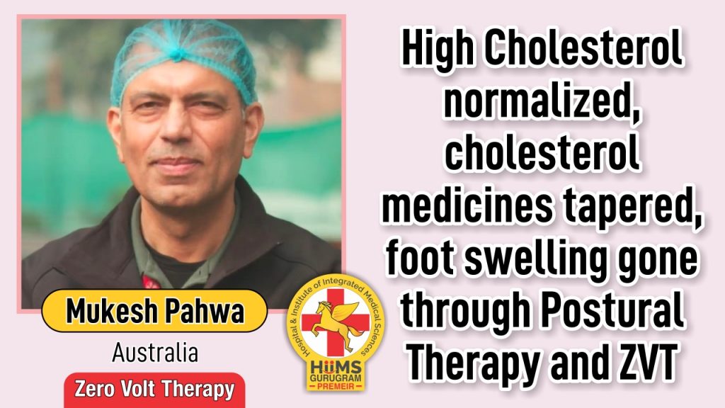 High Cholesterol normalized cholesterol medicines tapered, foot swelling gone