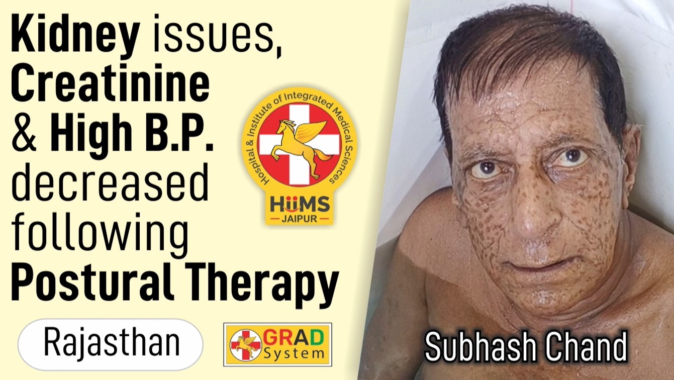 KIDNEY ISSUES, CREATININE & HIGH B.P. DECREASED FOLLOWING POSTURAL THERAPY