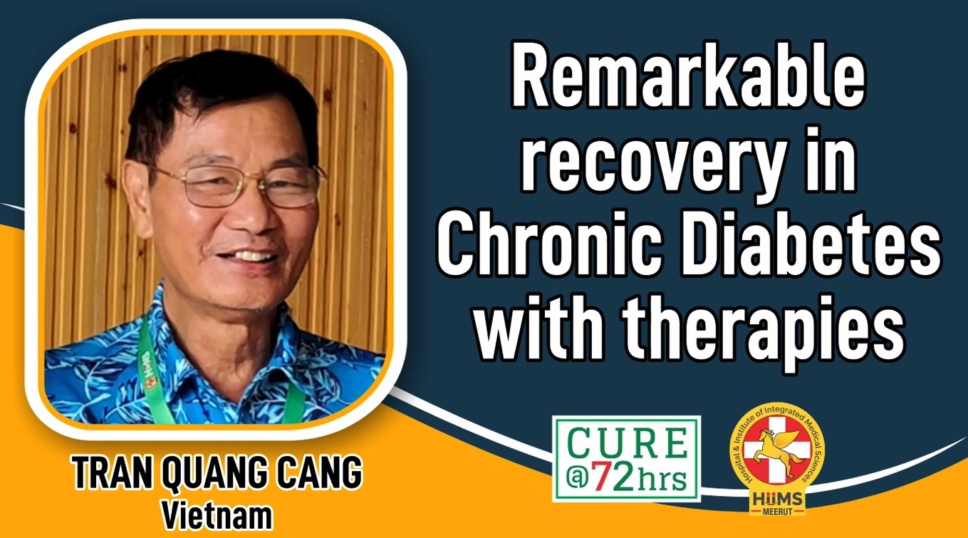 REMARKABLE RECOVERY IN CHRONIC DIABETES WITH THERAPIES