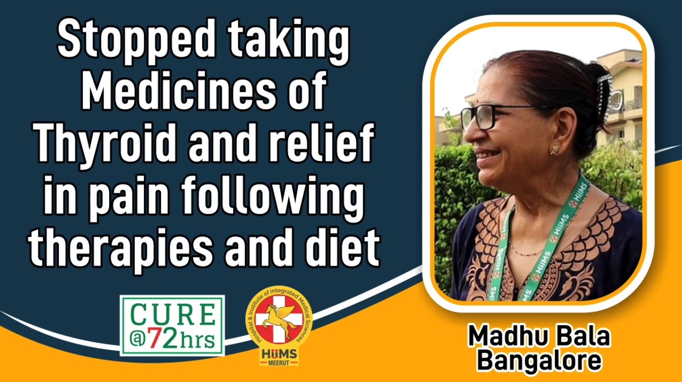 STOPPED TAKING MEDICINES OF THYROID AND RELIEF IN PAIN FOLLOWING THERAPIES AND DIET