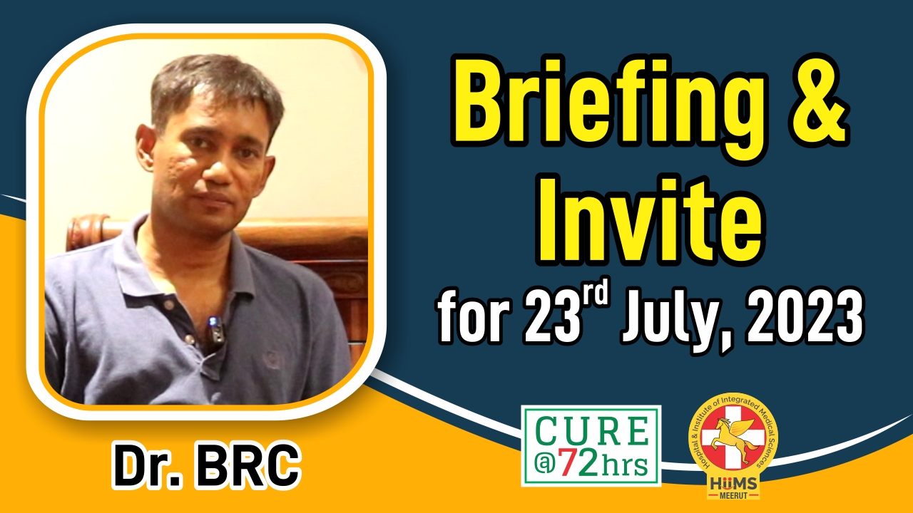 BRIEFING & INVITE FOR 23RD JULY, 2023