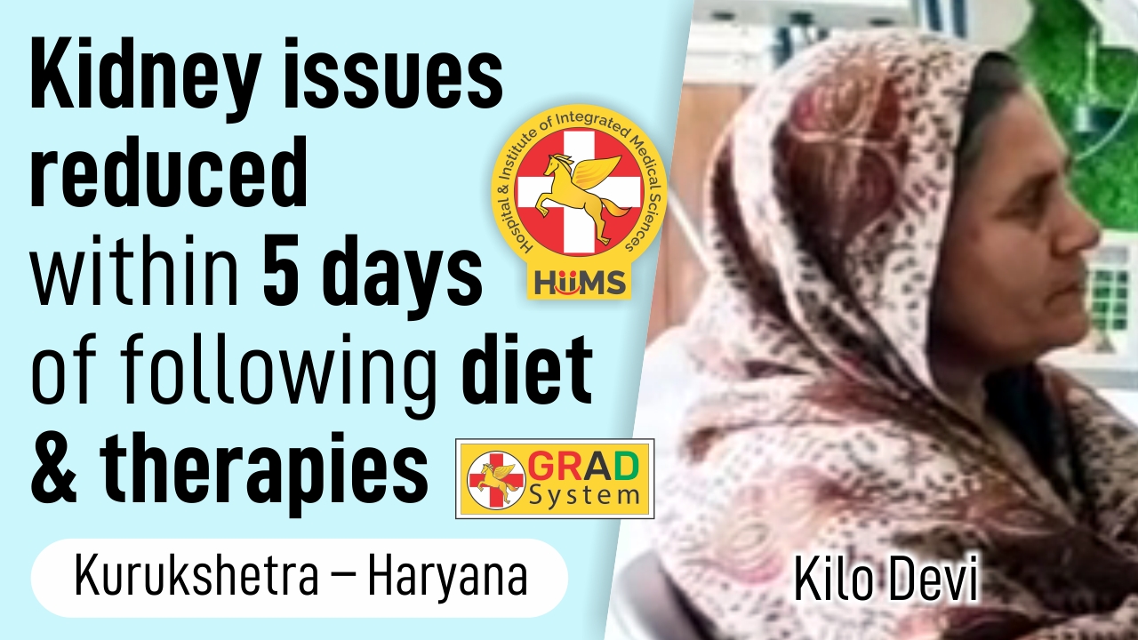 Kidney issues reduced within 5 days of following diet and therapies