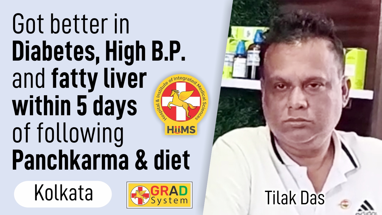 Got relief in Diabetes, High B.P. and fatty liver within 5 days of following Panchkarma & diet