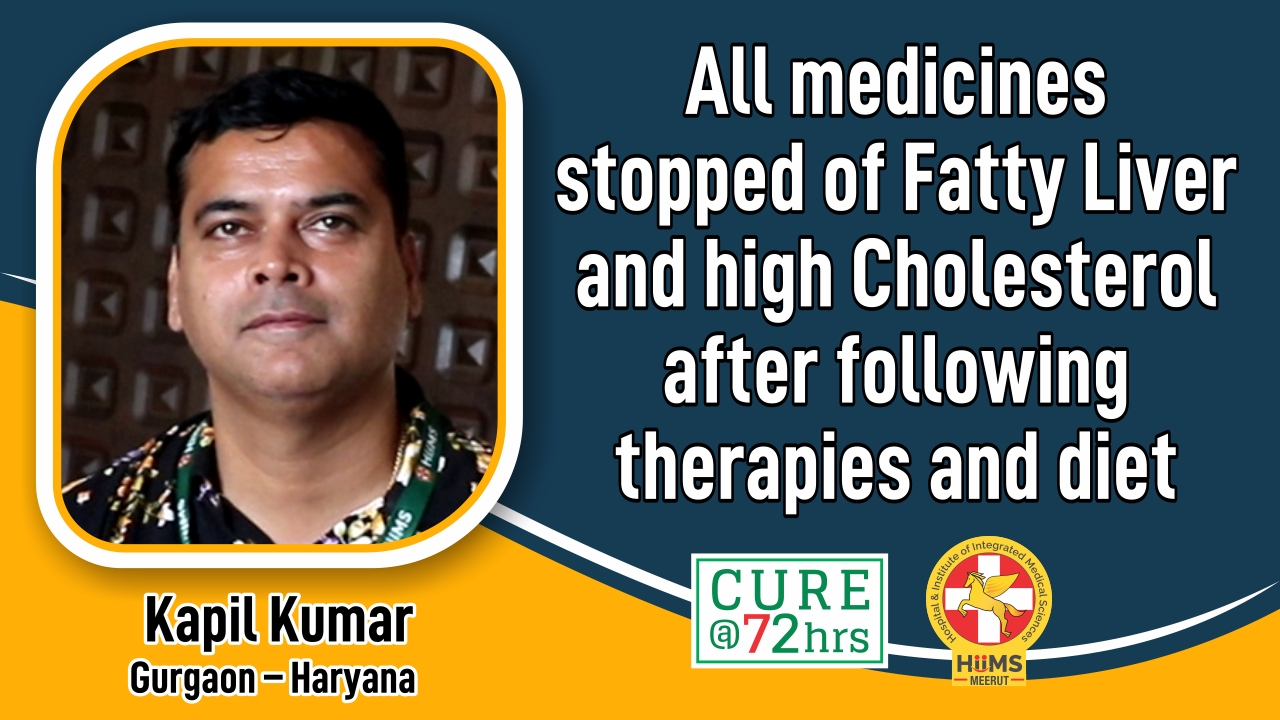 All medicines stopped of fatty Liver and high Cholesterol after following therapies and diet