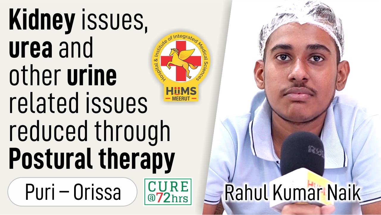 Kidney issues. urea and other urine related issues reduced through Postural Therapy