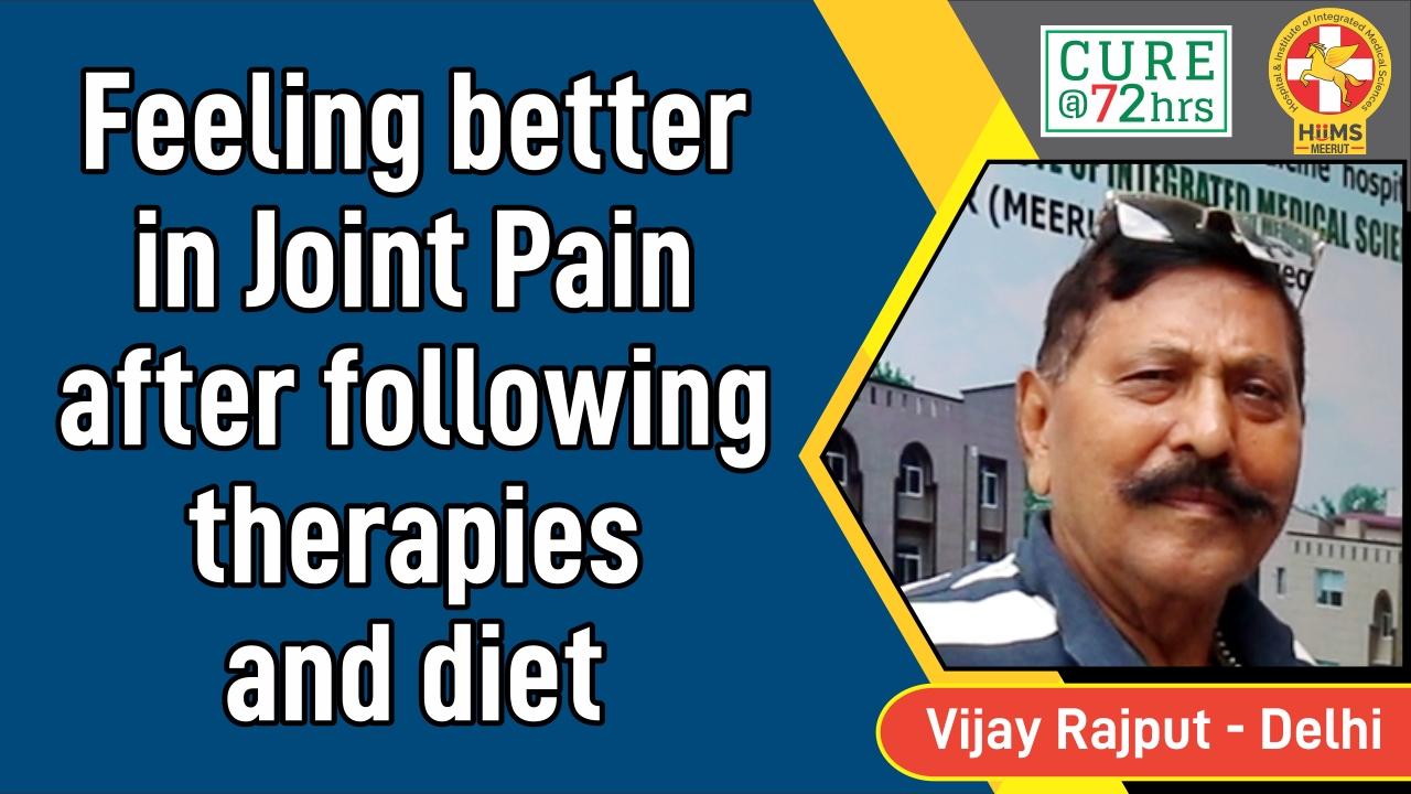 Feeling better in Joint Pain after following therapies and diet